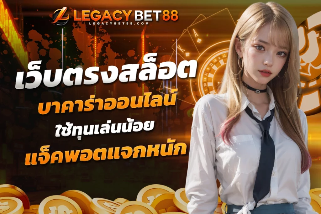 เว็บตรงสล็อตบาคาร่าออนไลน์ ใช้ทุนเล่นน้อยแจ็คพอตแจกหนัก​